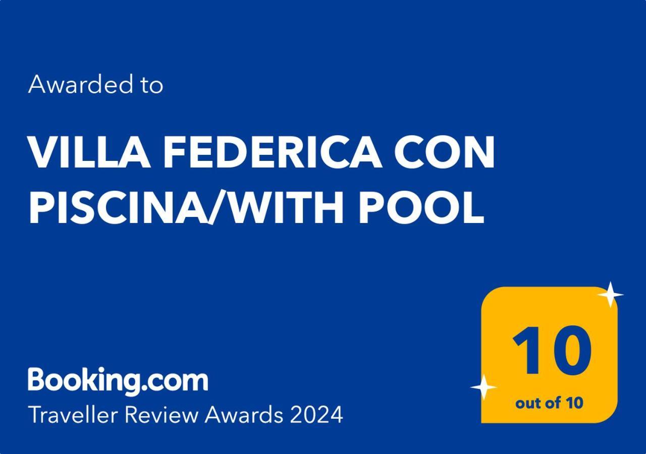Villa Federica Con Piscina/With Pool Santa Maria Del Focallo Exterior photo